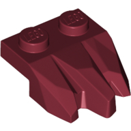 Lego destička se skalními prsty, tmavě červená (6212205)